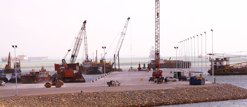 MOLF shore protection works