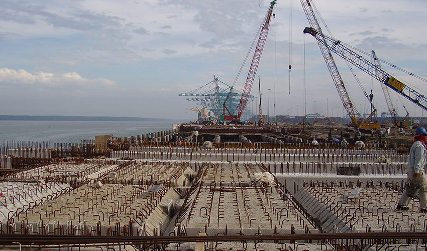 PTP berth structural progress