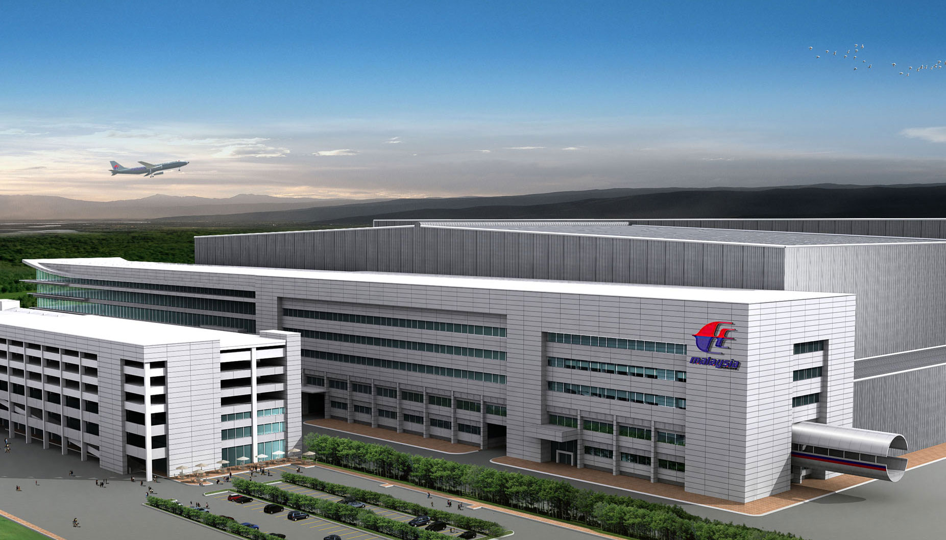 MAS A380 Hangar exterior view