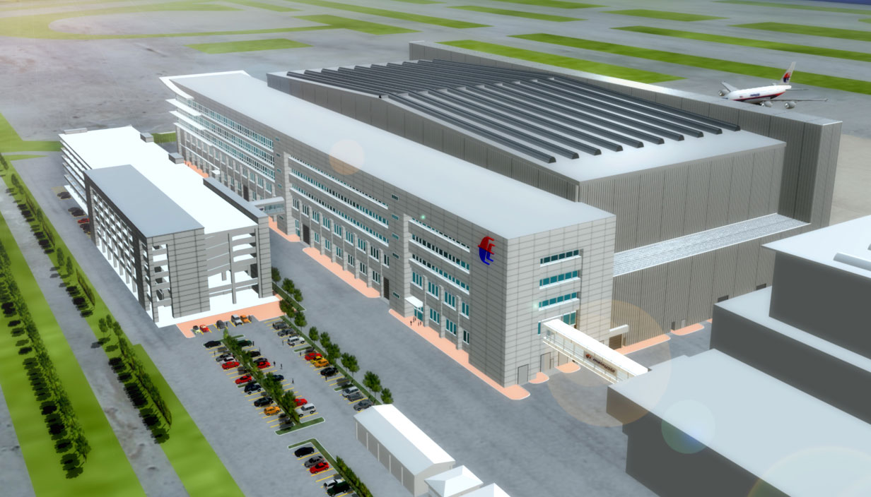 A380 Hangar construction progress