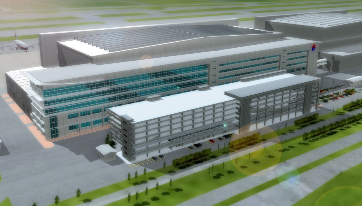 A380 Hangar clear span entrance