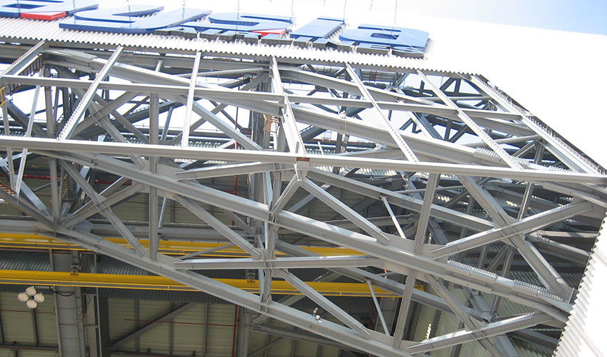 A380 Hangar completed interior