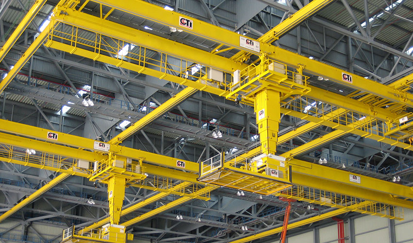 A380 Hangar crane systems
